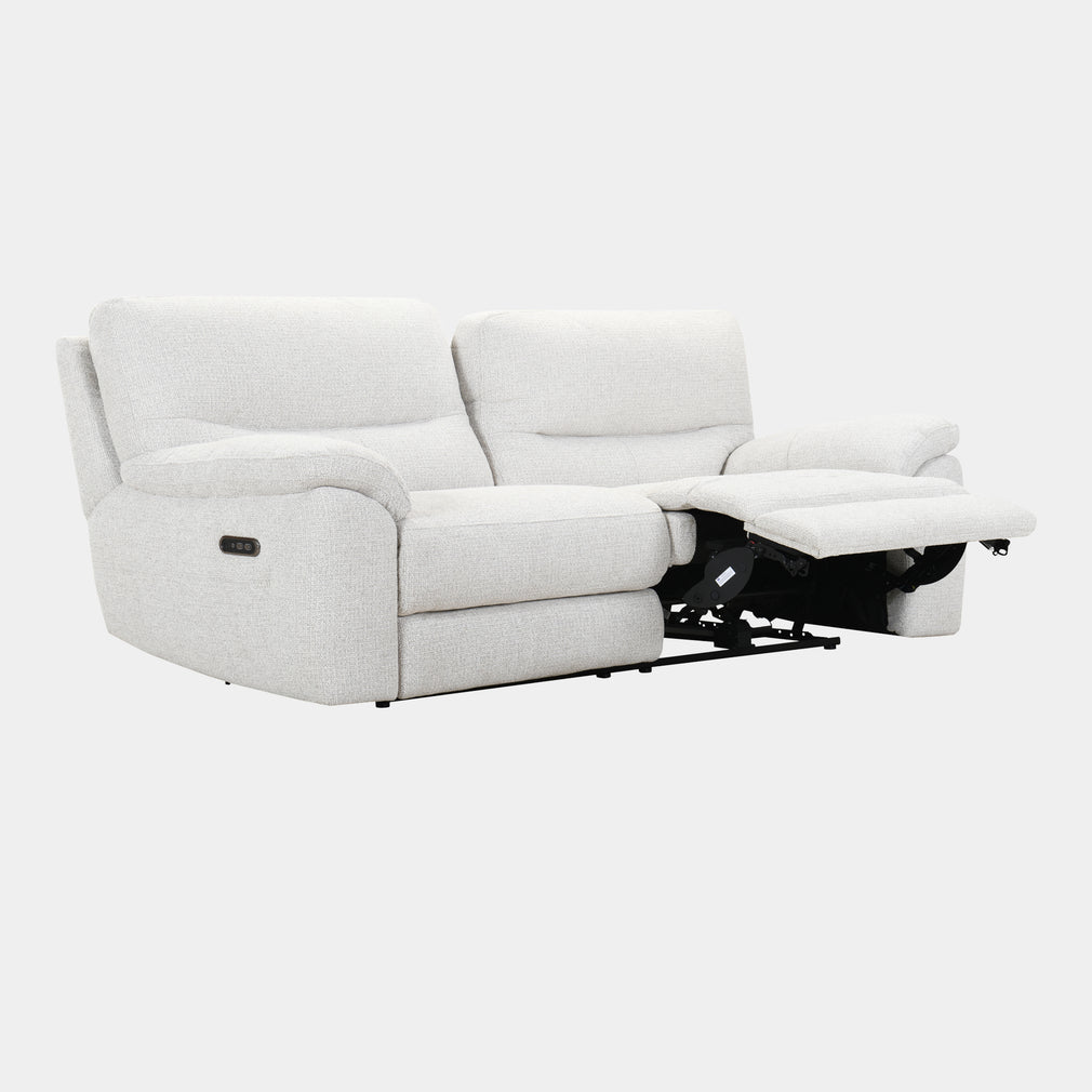 Lennox - 3 Seat Power Recliner Sofa, Fabric