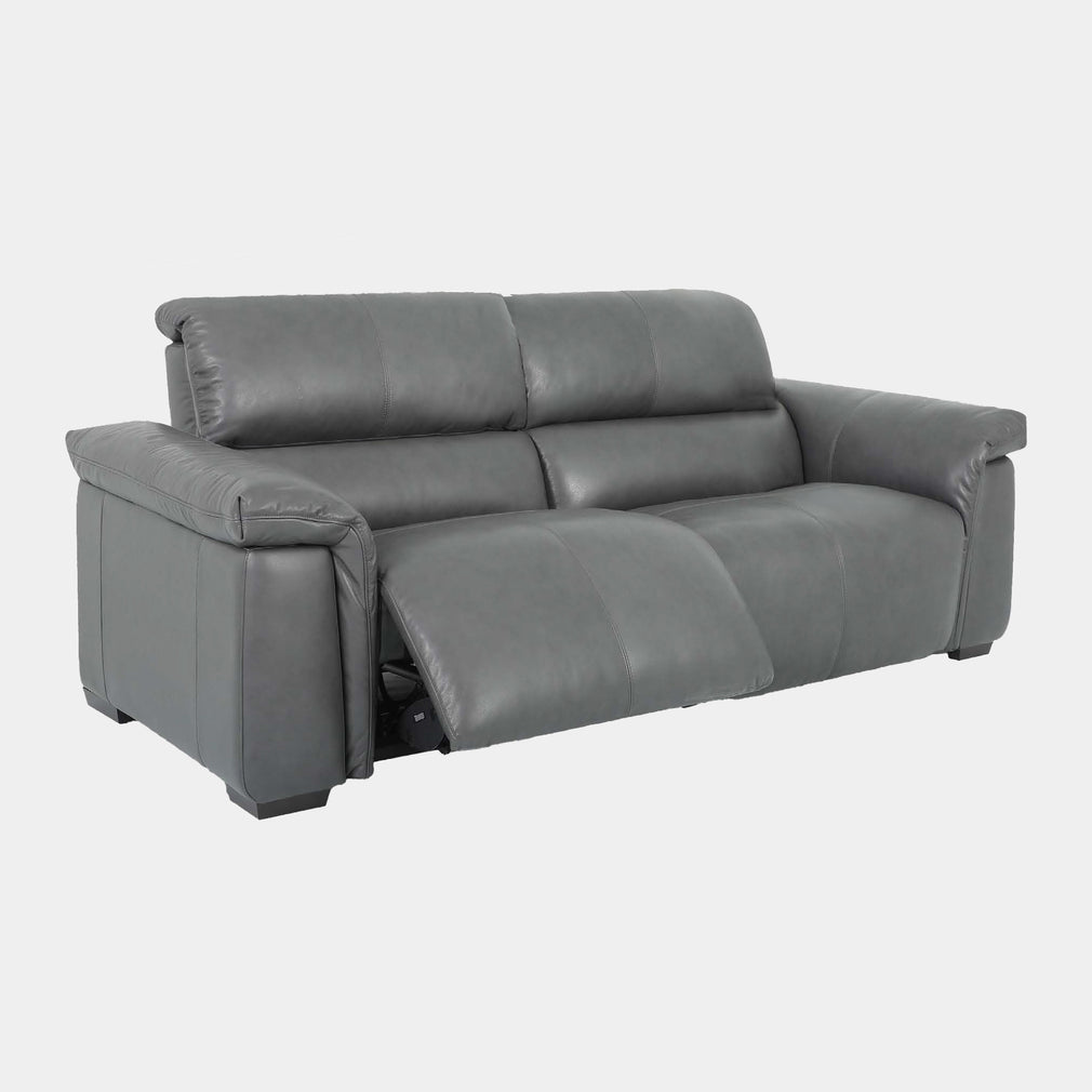 Montana - 3 Seat Compact Power Recliner Sofa, Leather