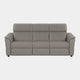 Rimini - Large 3 Seat Power Recliner Sofa with Adjustable Headrest & Lumbar, Taupe Leather