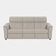Rimini - Large 3 Seat Power Recliner Sofa with Adjustable Headrest & Lumbar, Fango Leather