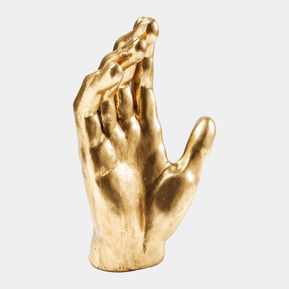 Mano - Gold Hands Sculpture