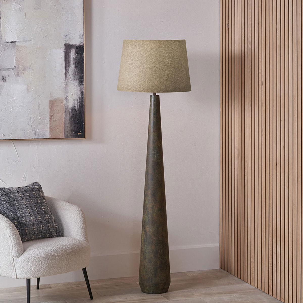 Connor Aged Bronze - Floor Lamp