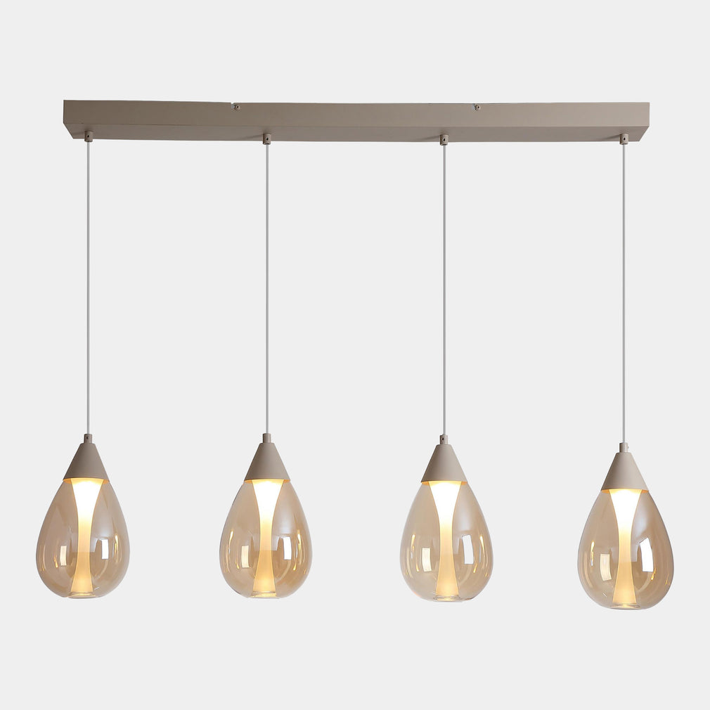Barlett Bronze - Bar Pendant Ceiling Light, 4 Light