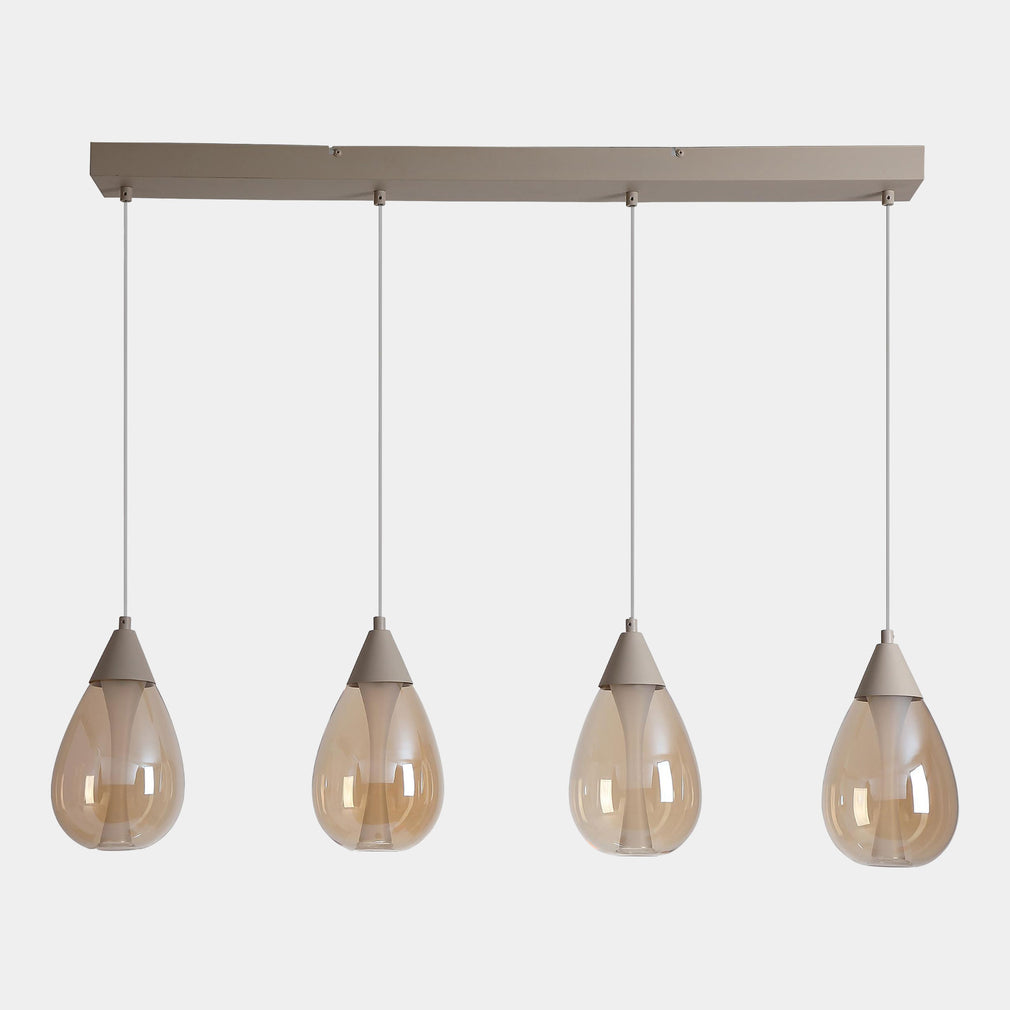 Barlett Bronze - Bar Pendant Ceiling Light, 4 Light
