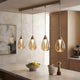 Barlett Bronze - Bar Pendant Ceiling Light, 4 Light