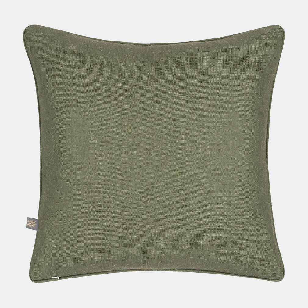 Willow - Green & Gold Cushion 50x50cm
