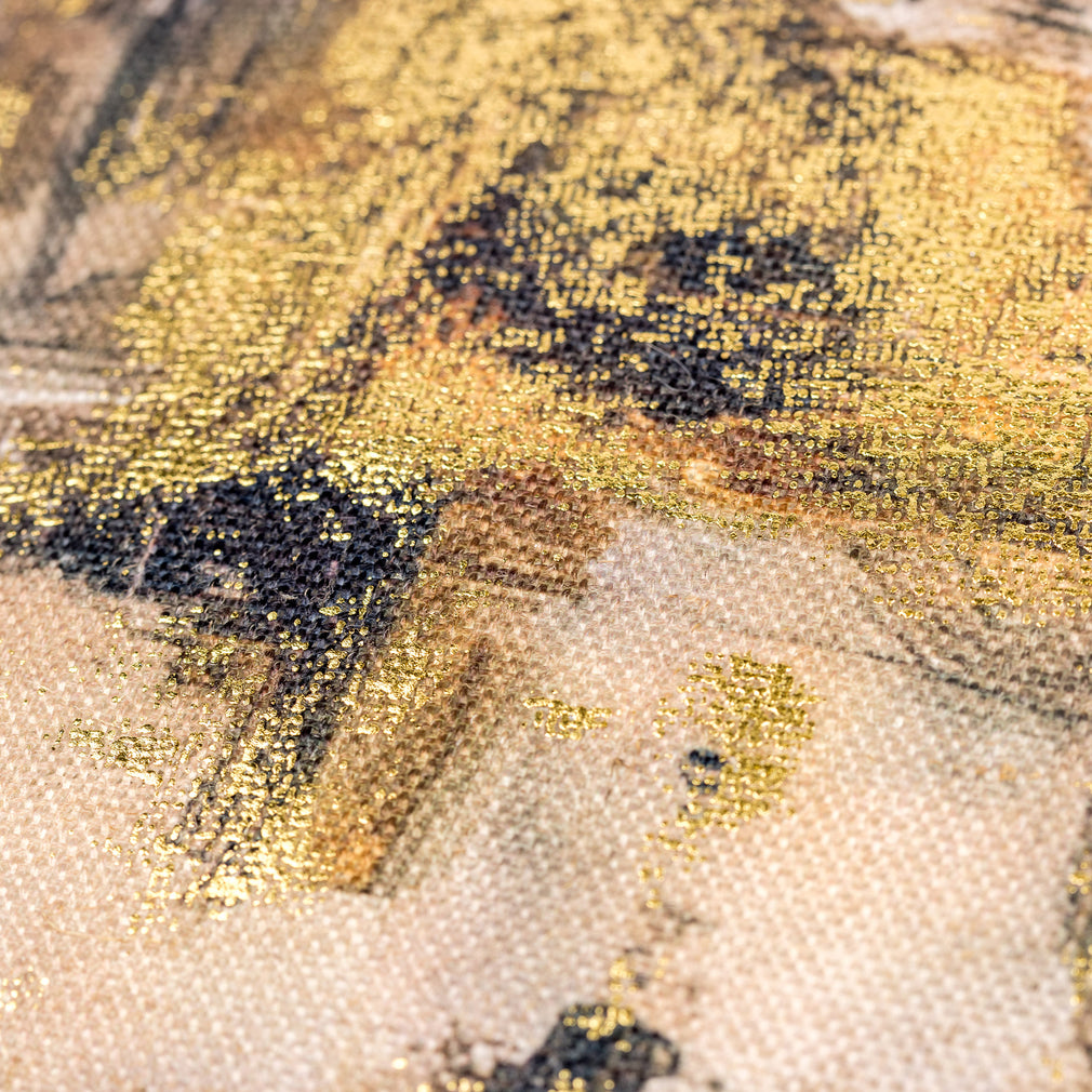 Willow - Natural & Gold Cushion 50x50cm