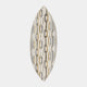 Ozzie Velvet - Natural & Green Cushion 45x45cm