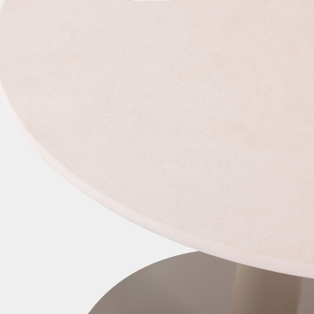 Mauritius - Pair Of Garden Swivel Chairs With Side Table