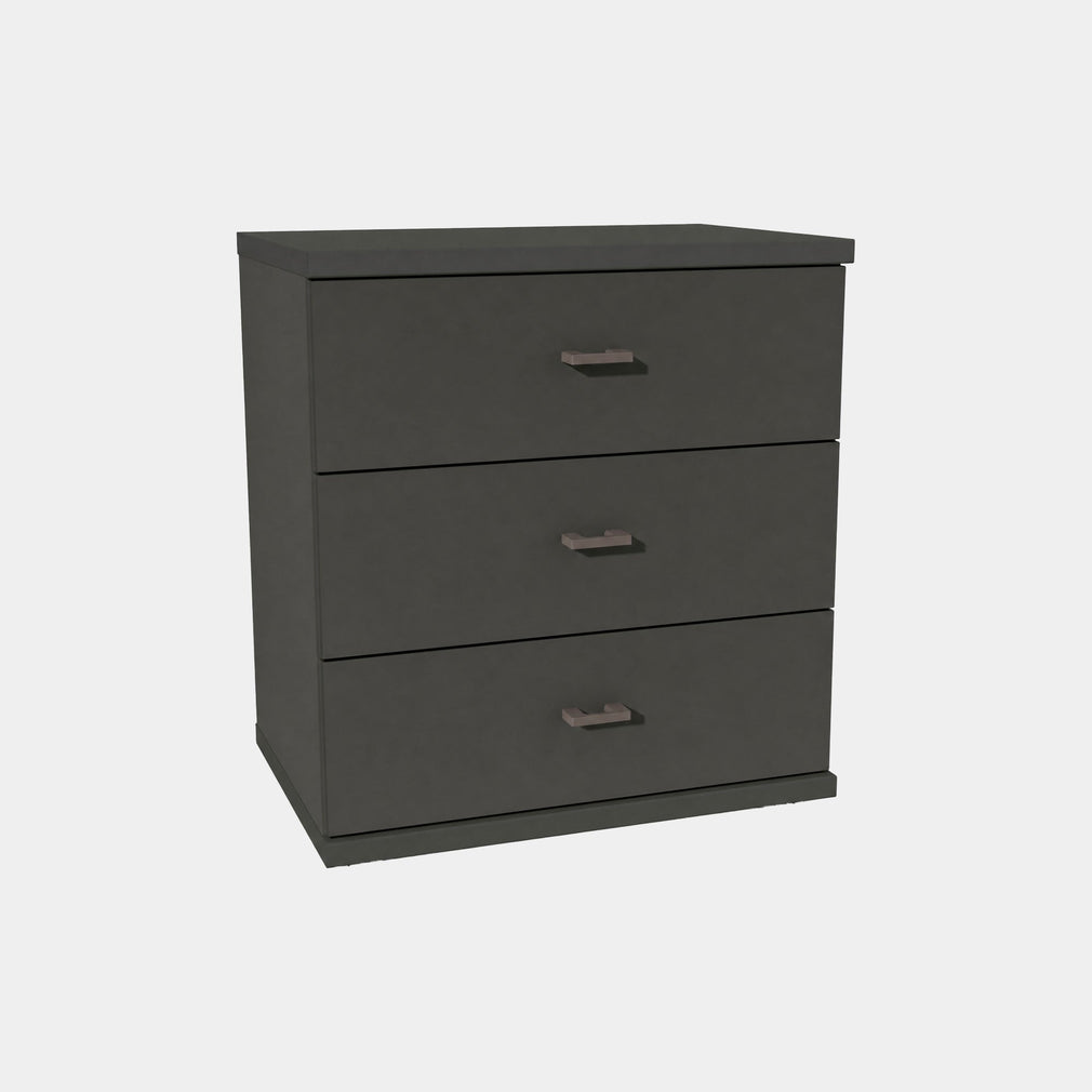 Fitzroy - 3 Drawer Bedside Chest