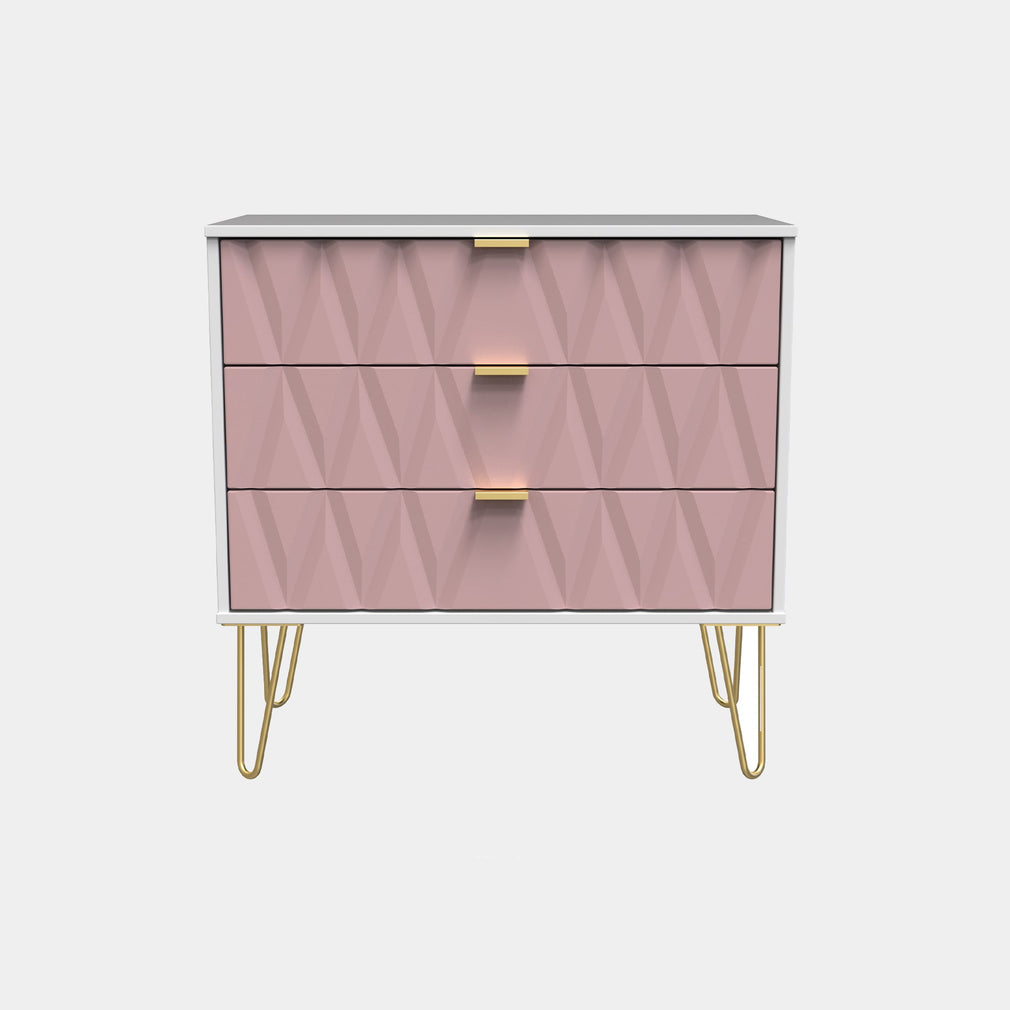 Jewel - 3 Drawer Chest of Drawers, Midi