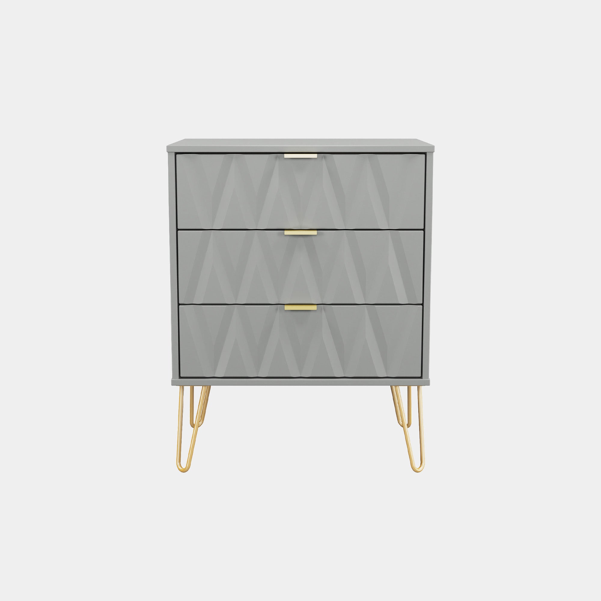 Jewel - 3 Drawer Bedside Table, Small