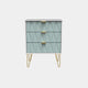 Jewel - 3 Drawer Bedside Table, Small