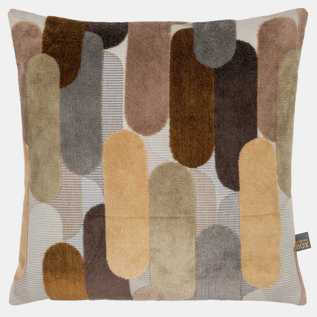 Idris - Brown Cushion 43x43cm