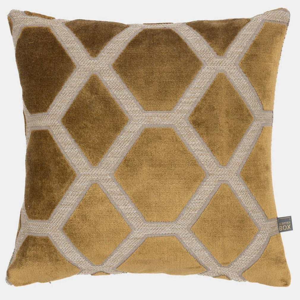 Orva - Cushion Gold 43x43cm