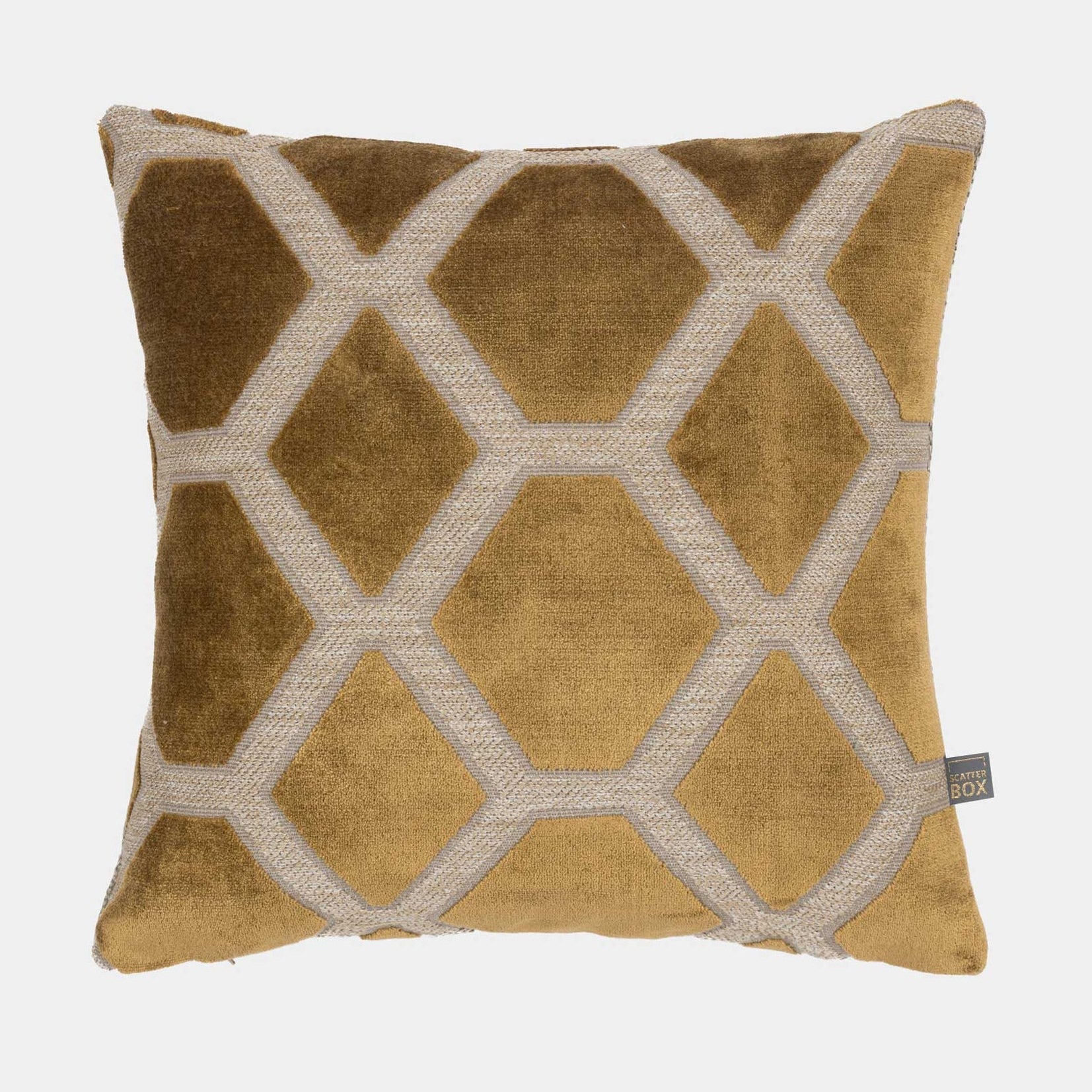 Orva - Cushion Gold 43x43cm