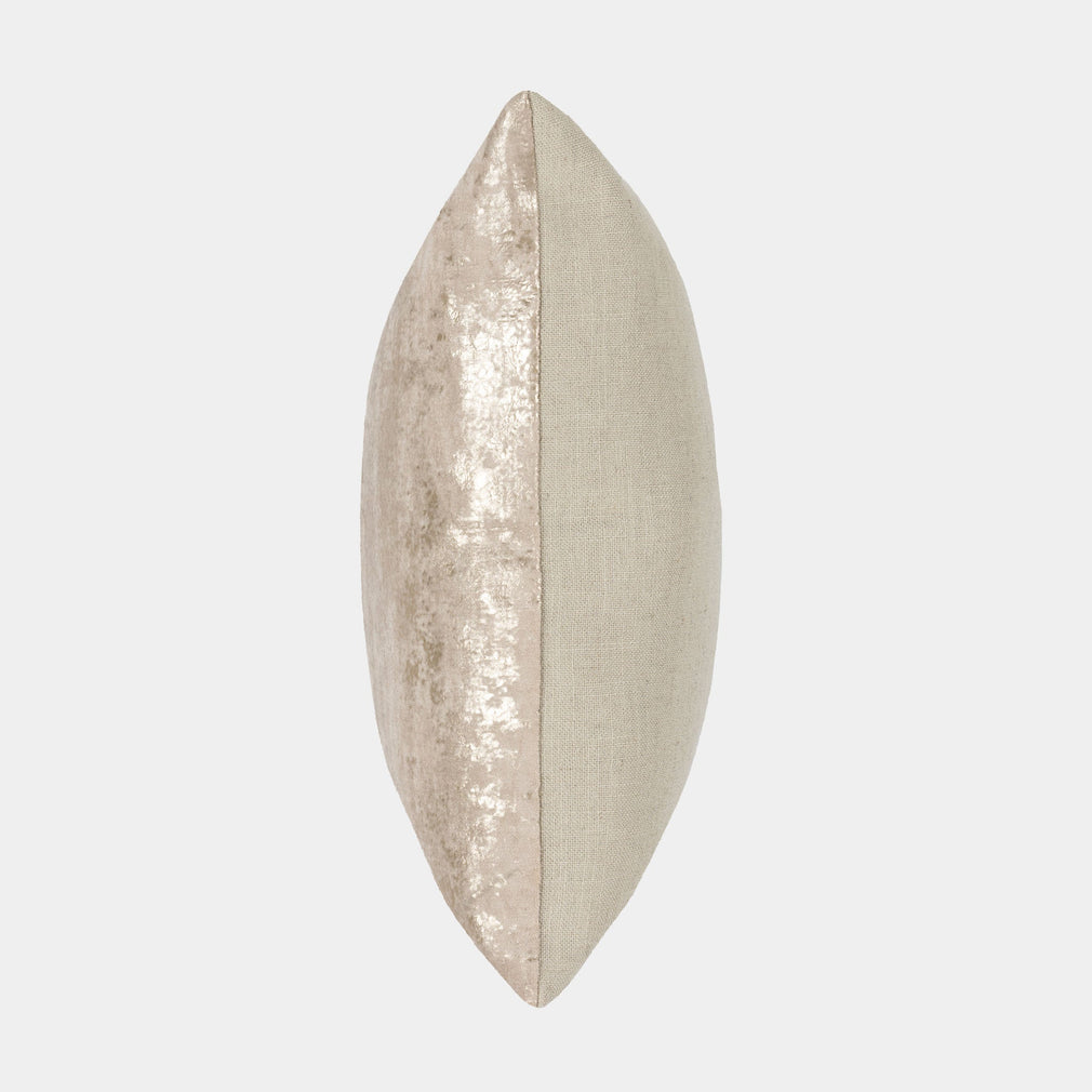 Lunetta Velvet - Gold Natural Cushion 43x43cm