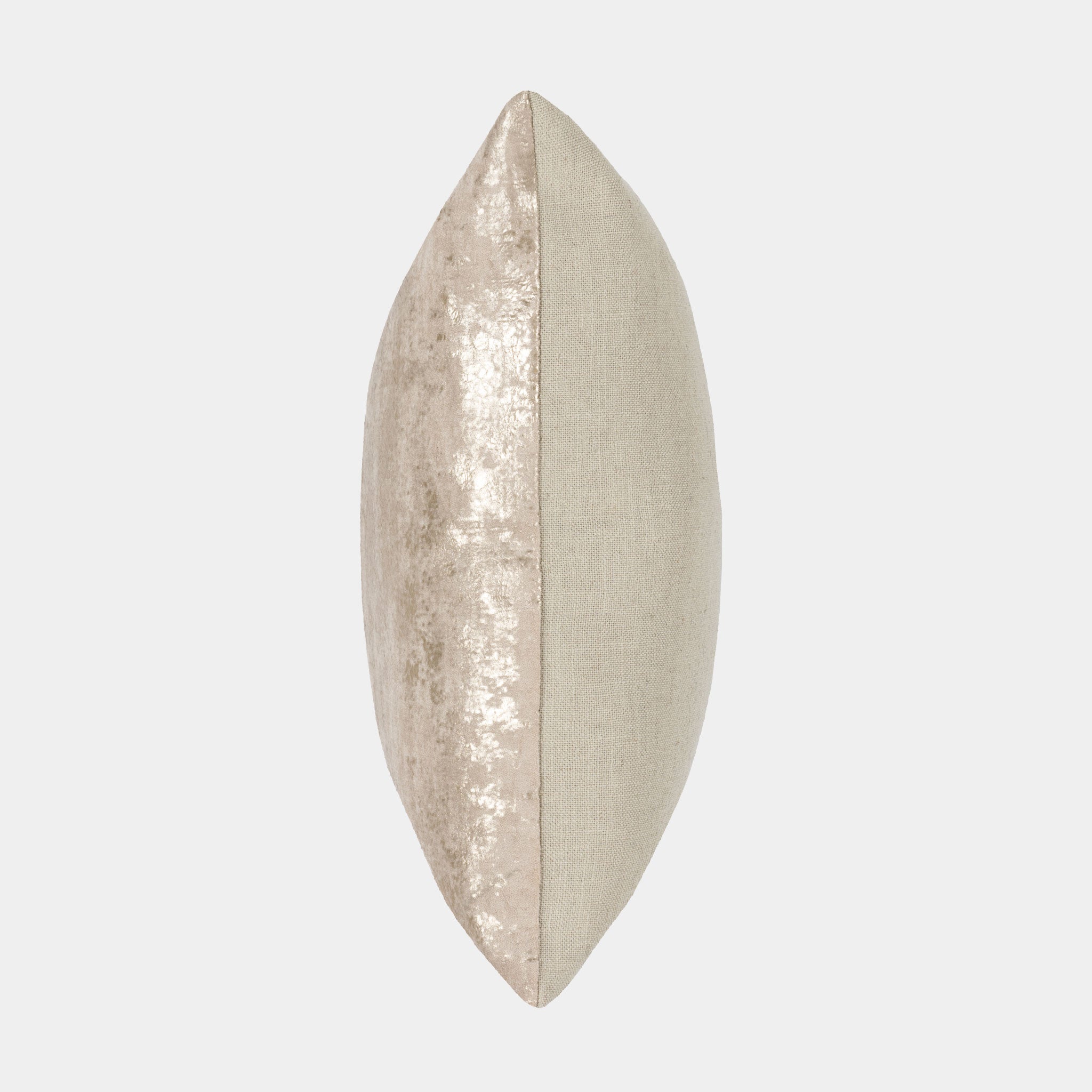 Lunetta Velvet - Gold Natural Cushion 43x43cm