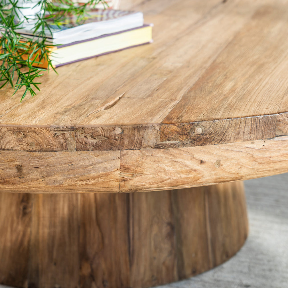Java - Round Wooden Coffee Table