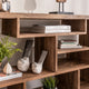Java - Low Room Divider Shelf, Wood