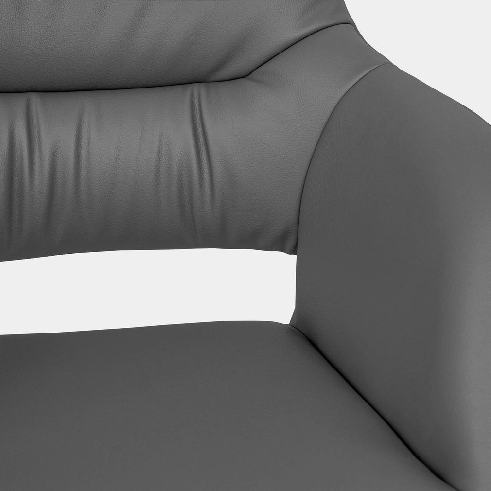 Adana - Swivel Dining Chair, Faux Leather