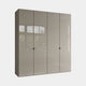Florida - Wardrobe 200cm 4 Door Pebble Grey