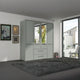 Fitzroy - 4 Door 2 Drawer Combi Mirrored Wardrobe