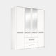 Fitzroy - 4 Door 2 Drawer Combi Mirrored Wardrobe