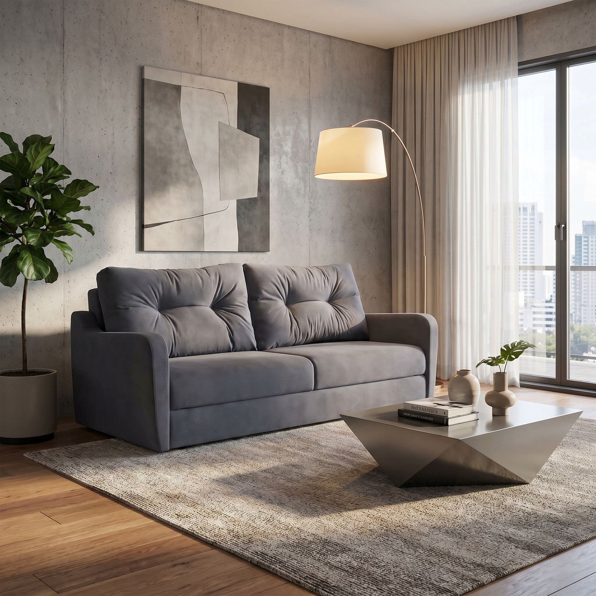 Costello - 3 Seat Sofa Bed, Fabric