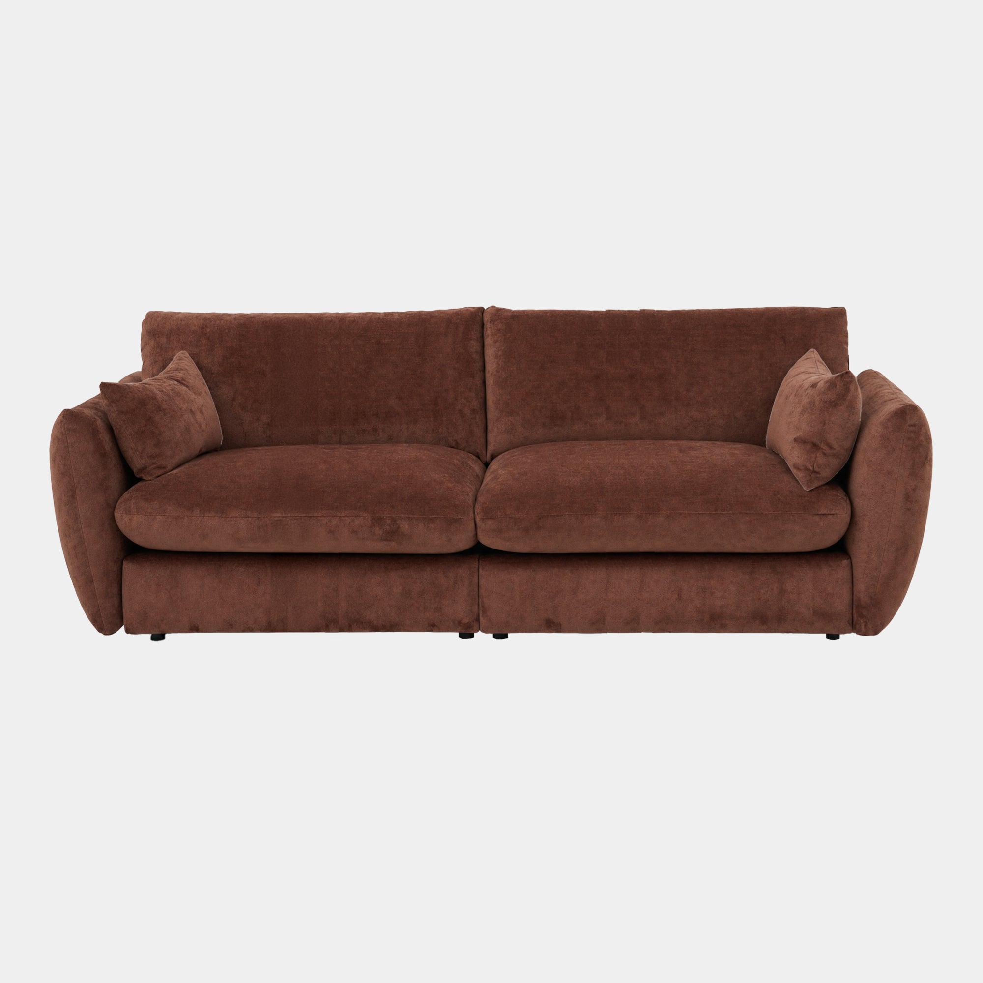 Brooklyn - 4 Seat Sofa, Hudson Cocoa Fabric