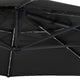 St Tropez - 3.3m Round Parasol in Grey With LED Lights, Cover & Base