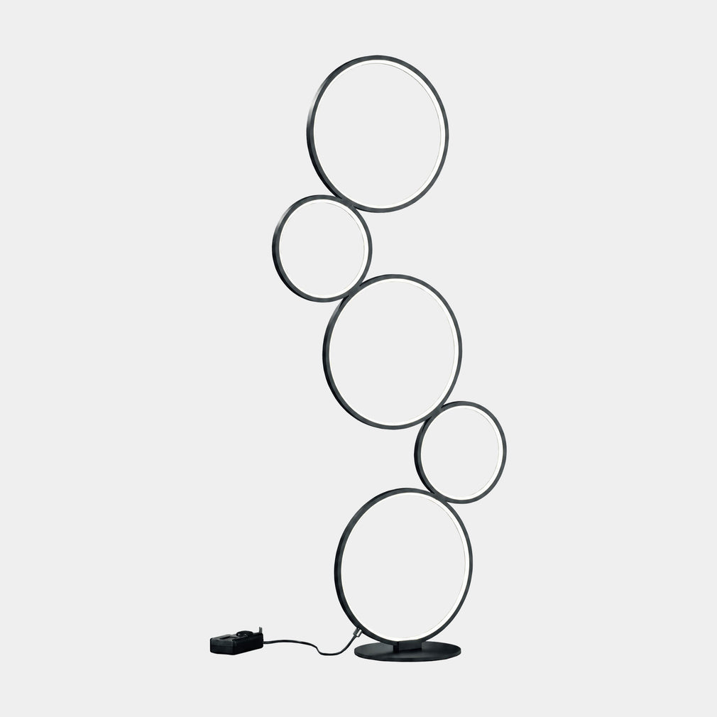 Nucleus Black - LED Floor Lamp