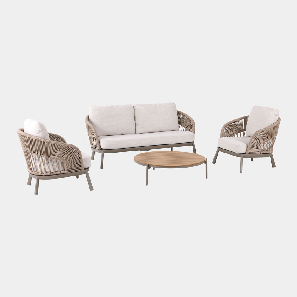 Mauritius - Garden Sofa Set With Coffee Table