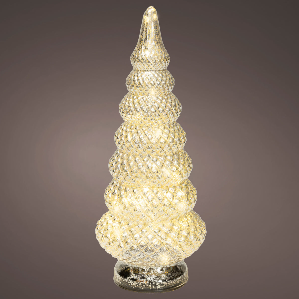 Yuletide LED Christmas Tree Decoration - Illuminated Festive Tabletop Ornament