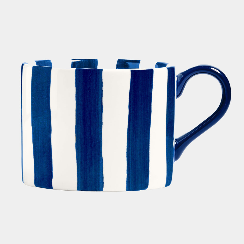 Blue Stripe - Mugs, Set of 2