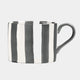 Grey Stripe - Mugs, Set of 2