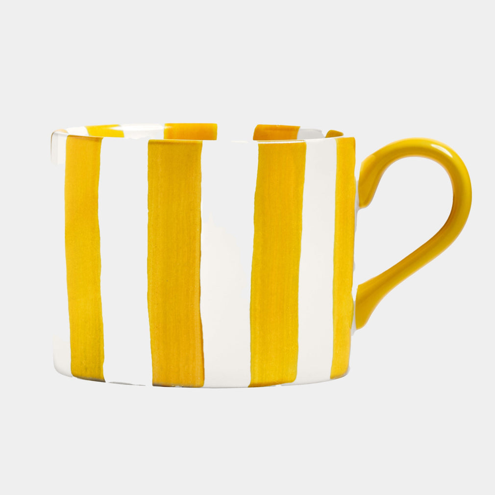 Yellow Stripe - Mugs, Set of 2