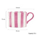 Pink Stripe - Mugs, Set of 2