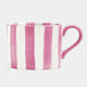 Pink Stripe - Mugs, Set of 2