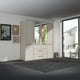 Fitzroy - 4 Door 2 Drawer Combi Mirrored Wardrobe