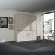 Fitzroy - 4 Door 2 Drawer Combi Wardrobe