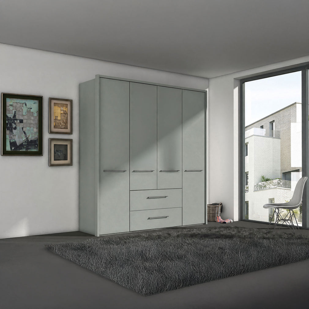 Fitzroy - 4 Door 2 Drawer Combi Wardrobe