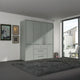 Fitzroy - 4 Door 2 Drawer Combi Wardrobe