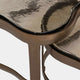 Haze - Antique Brass Coffee Tables, Set Of 2