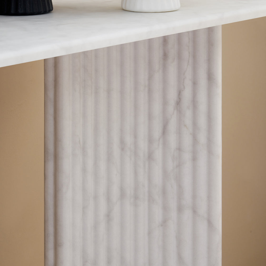 Cloud - Marble Effect Console Table