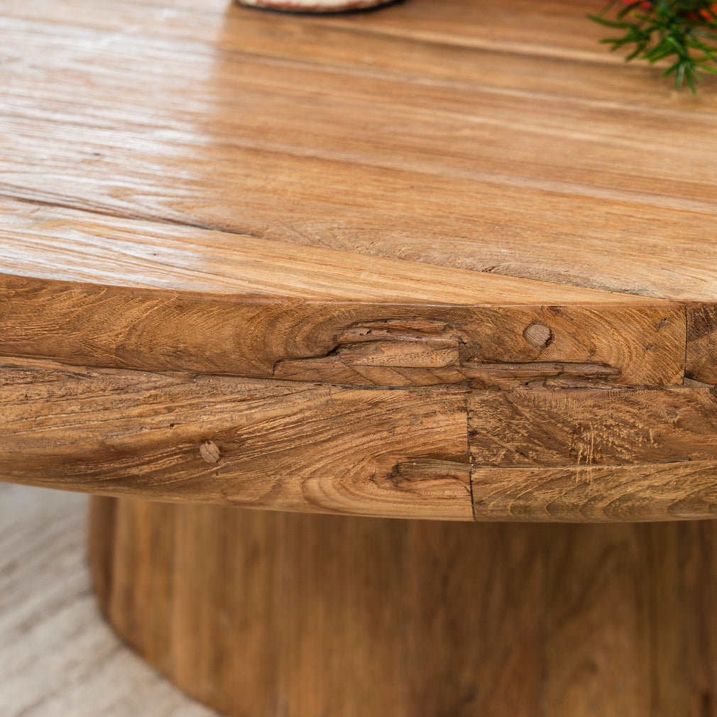 Java - Round Wooden Coffee Table