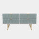Jewel - Bed Box, 4 Drawer White Carcase & Duck Fronts