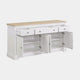 Sidmouth Painted - 4 Door Sideboard With Drawers, Oak