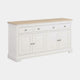 Sidmouth Painted - 4 Door Sideboard With Drawers, Oak