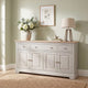 Sidmouth Painted - 4 Door Sideboard With Drawers, Oak